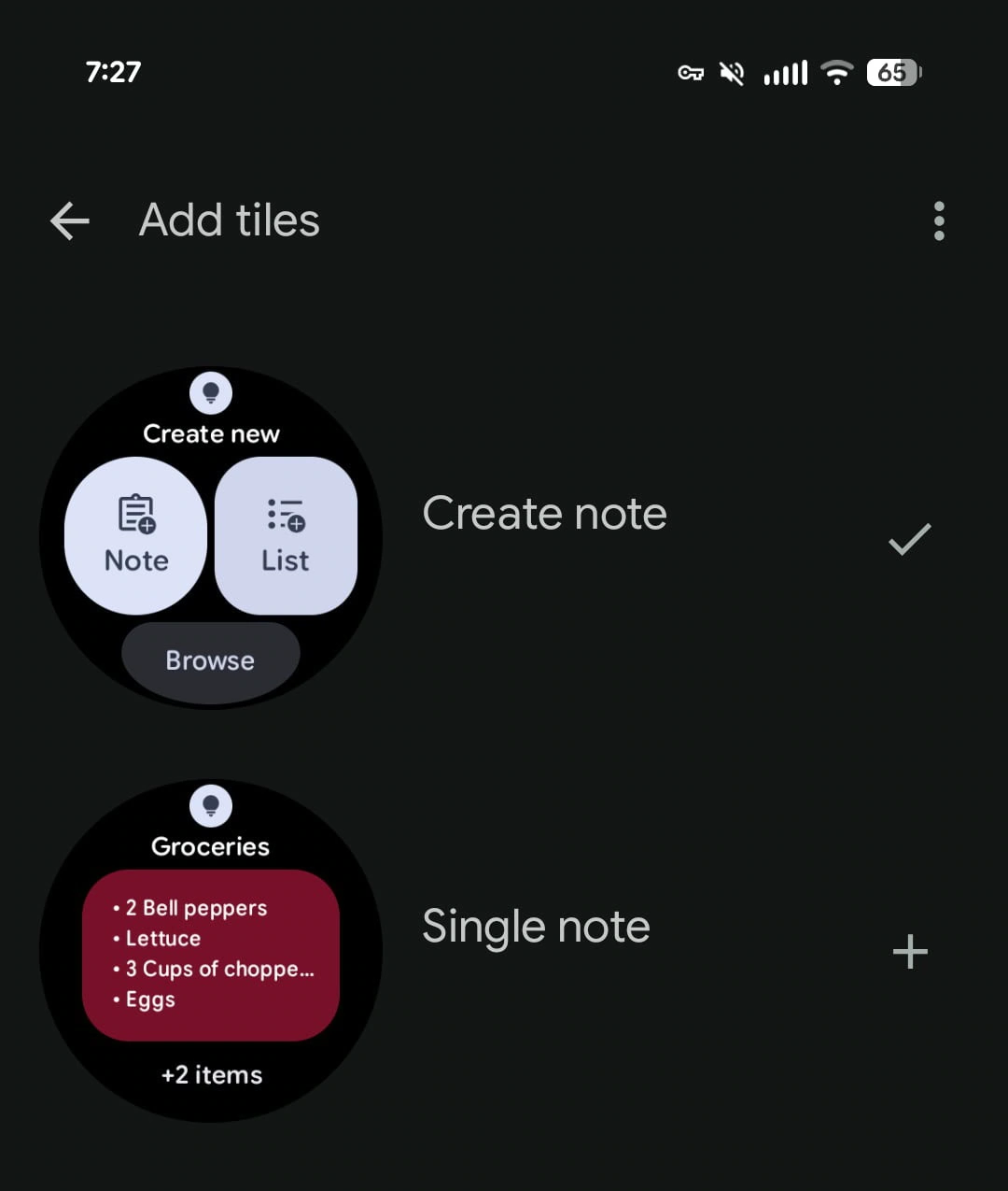 google-keep-wear-os-tile Google Keep Wear OS Tile
