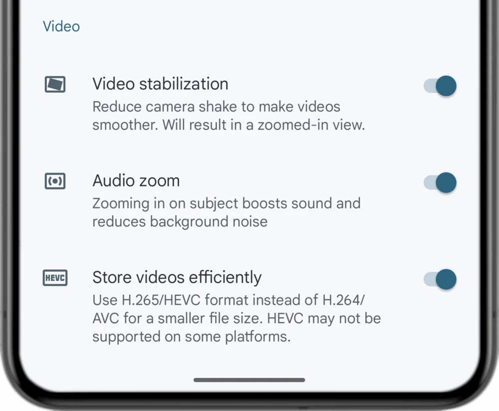 Google Pixel 10 AV1 codec