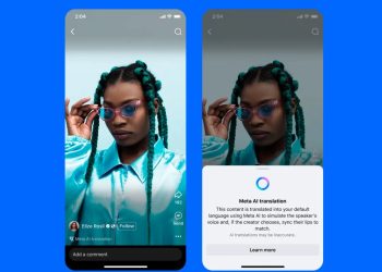 Meta, İngilizce ve İspanyolca ile globalde AI destekli çevirileri başlattı.
