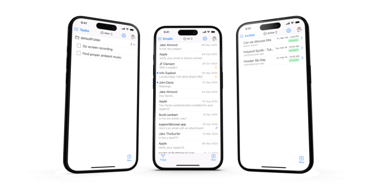 Ocean’ın yeni uygulaması, Gmail kullanıcıları için inbox triage, görevler ve davetler getiriyor.