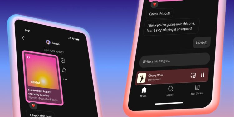 Spotify, Platformu Daha Sosyal Hale Getirmek İçin DM Özelliğini Kullanıma Sundü
