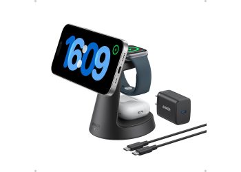 Anker MagGo 3’ü 1 Arada Kablosuz Şarj İstasyonu, Şimdi 62,99 $’a İndirimli!