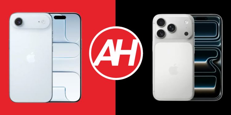 “Apple iPhone Air ve Apple iPhone 17 Pro Karşılaştırması”
