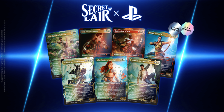 “Magic: The Gathering Secret Lair x PlayStation İş Birliği Üzerine Derinlemesine Bir İnceleme, Ekim’de Çıkıyor”