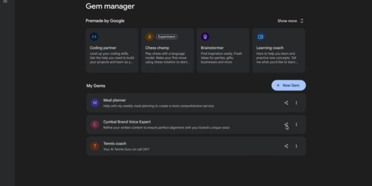 Google, özel Gemini AI asistanlarınızı paylaşmanıza olanak tanıyor!