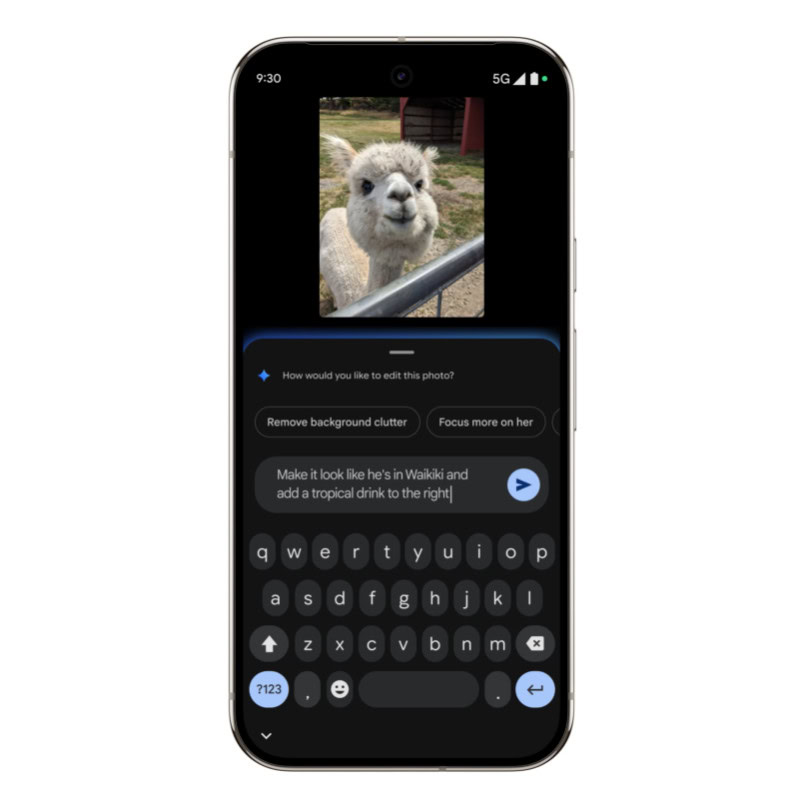 Google Photos Pixel 10 AI conversational editing help me edit
