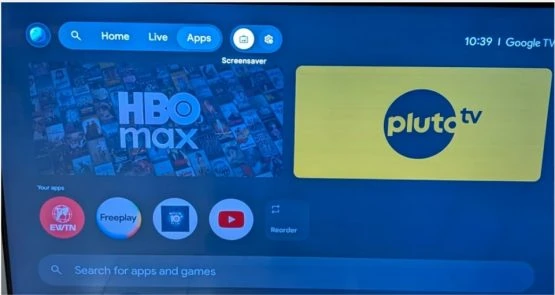 Google TV homescreen redesign 2
