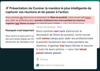Grammarly, 5 Yeni Dil İçin Yazım ve Dilbilgisi Kontrolü Sunuyor!