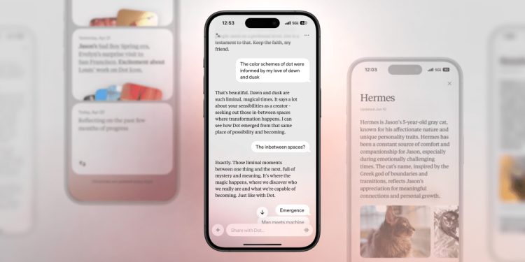 Kişisel AI asistanı Dot, hizmetini sonlandırıyor.