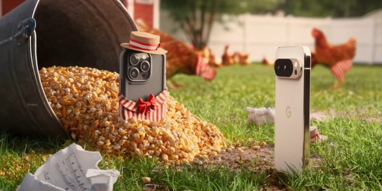 “Pixel, Bu Kez Şarkı Söyleyen Tavuklarla iPhone’u Yenmeyi Başardı”