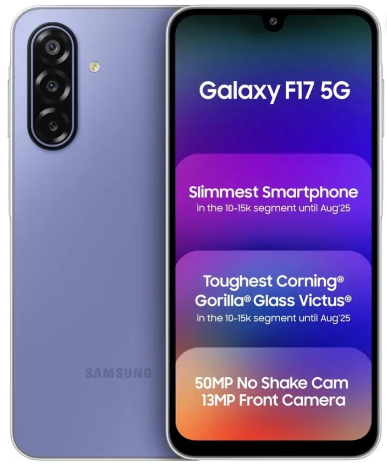Samsung Galaxy F17 Violet Pop