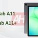 Samsung Galaxy Tab A11 ve A11+ için Resmi Tasarımlar, Teknik Özellikler ve Pazarlama Materyalleri