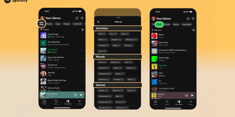 Spotify’ın Yeni ‘Akıllı Filtreleri’ ile İçeriği Aktivitelerle Eşleştirin
