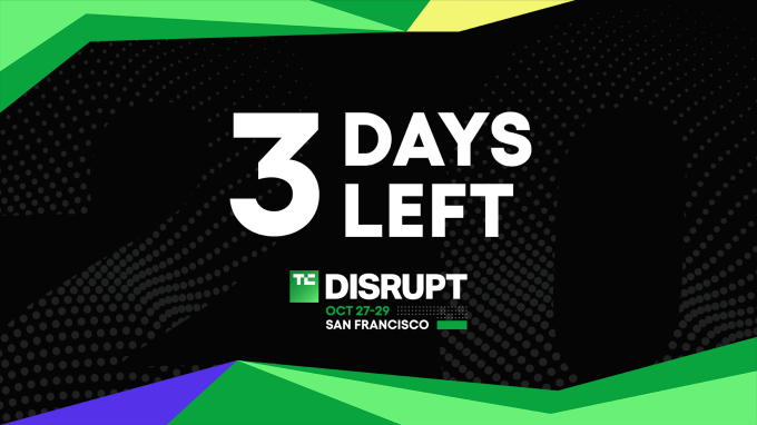 tc25_3days-16x9-dark-1 TechCrunch Disrupt 2025 3 days left