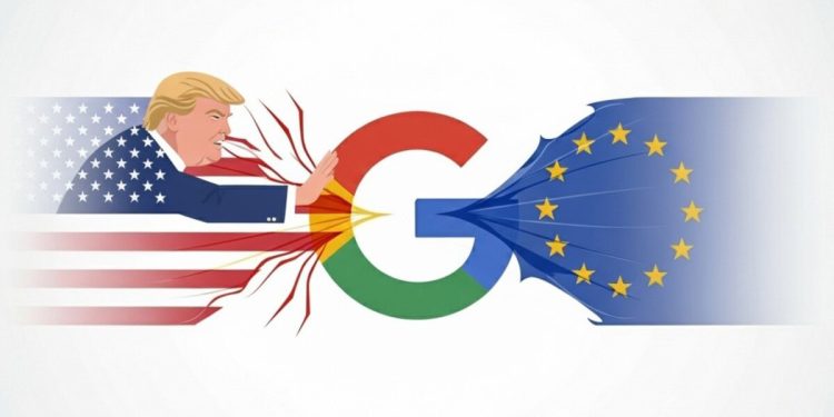 Trump, Google Antitröst Cezası Nedeniyle AB’yi Yeni Tarifelerle Tehdit Ediyor