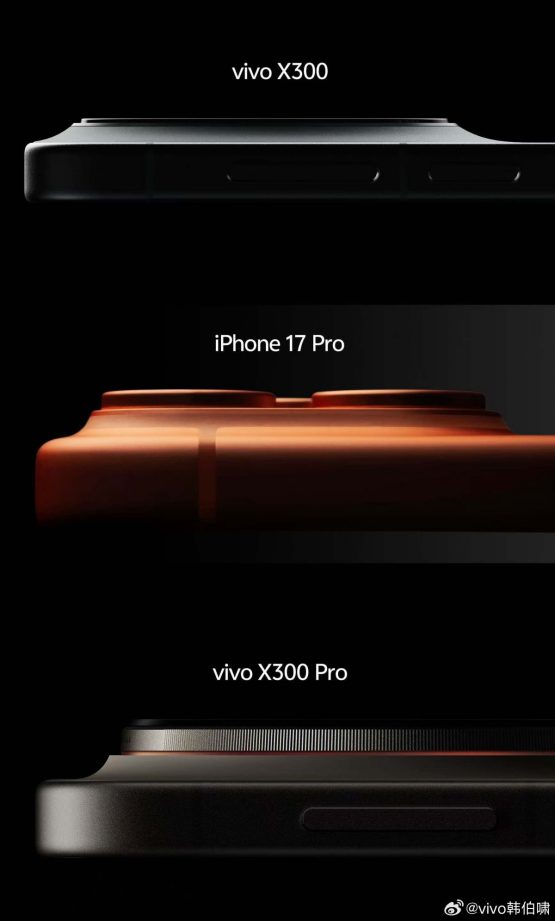 Vivo X300 series camera bump