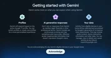 Google Gemini AI Sony Google TV rollout 3