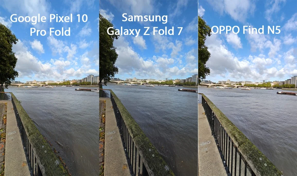 Google pixel 10 pro fold galaxy z fold 7 find n5 comparison 14