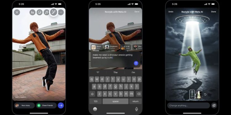 Instagram, Hikayelerinizi Yeniden Şekillendirmenize Yardımcı Olacak Yeni AI Düzenleme Araçlarını Tanıttı
