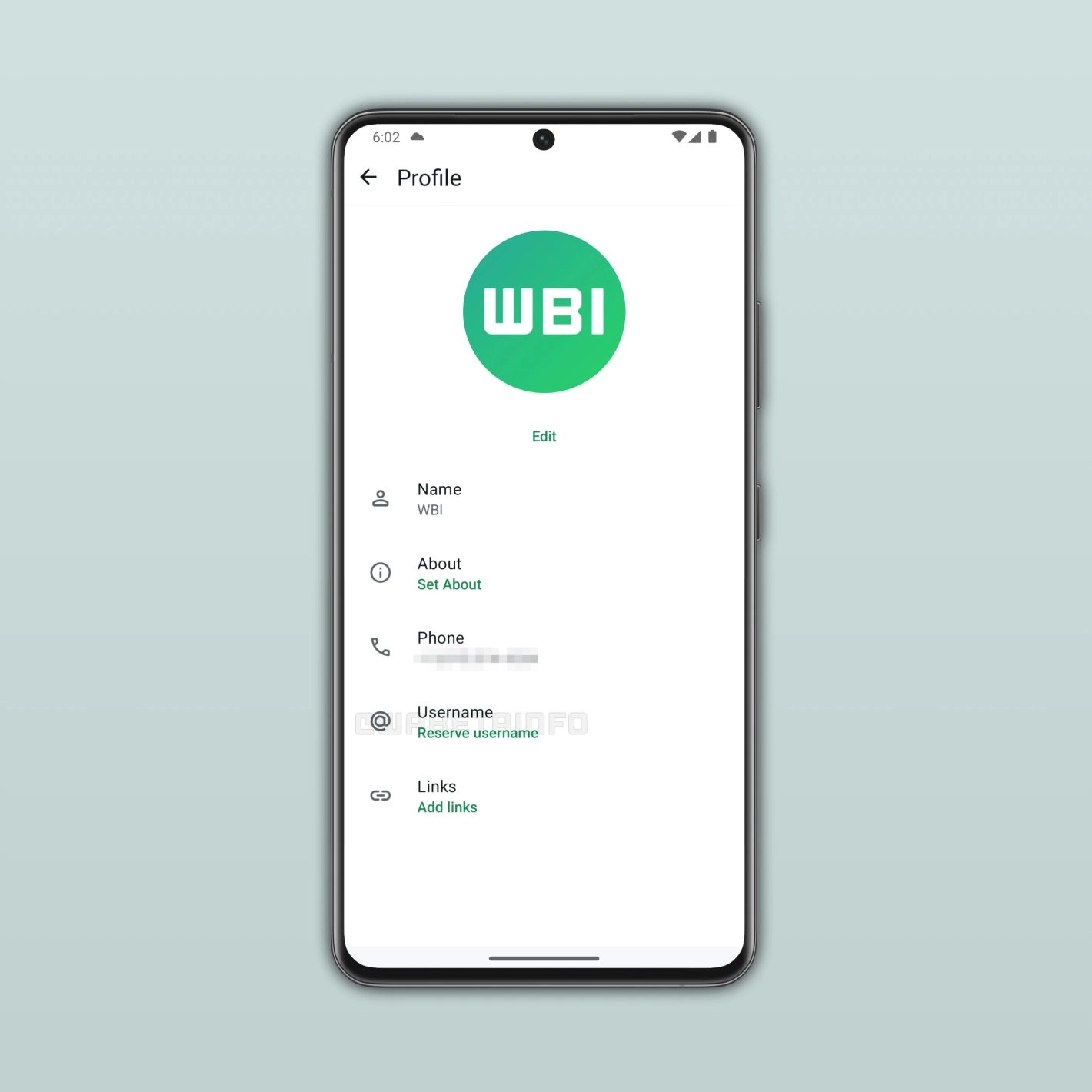 WhatsApp username reservations